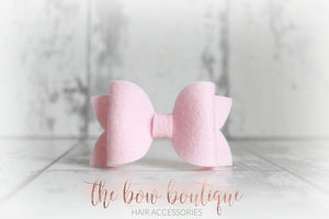 Medium deluxe felt bows (25 Colours)