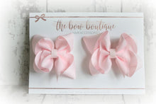 Load image into Gallery viewer, Ribbon pigtail bow clip sets (28 Colours)