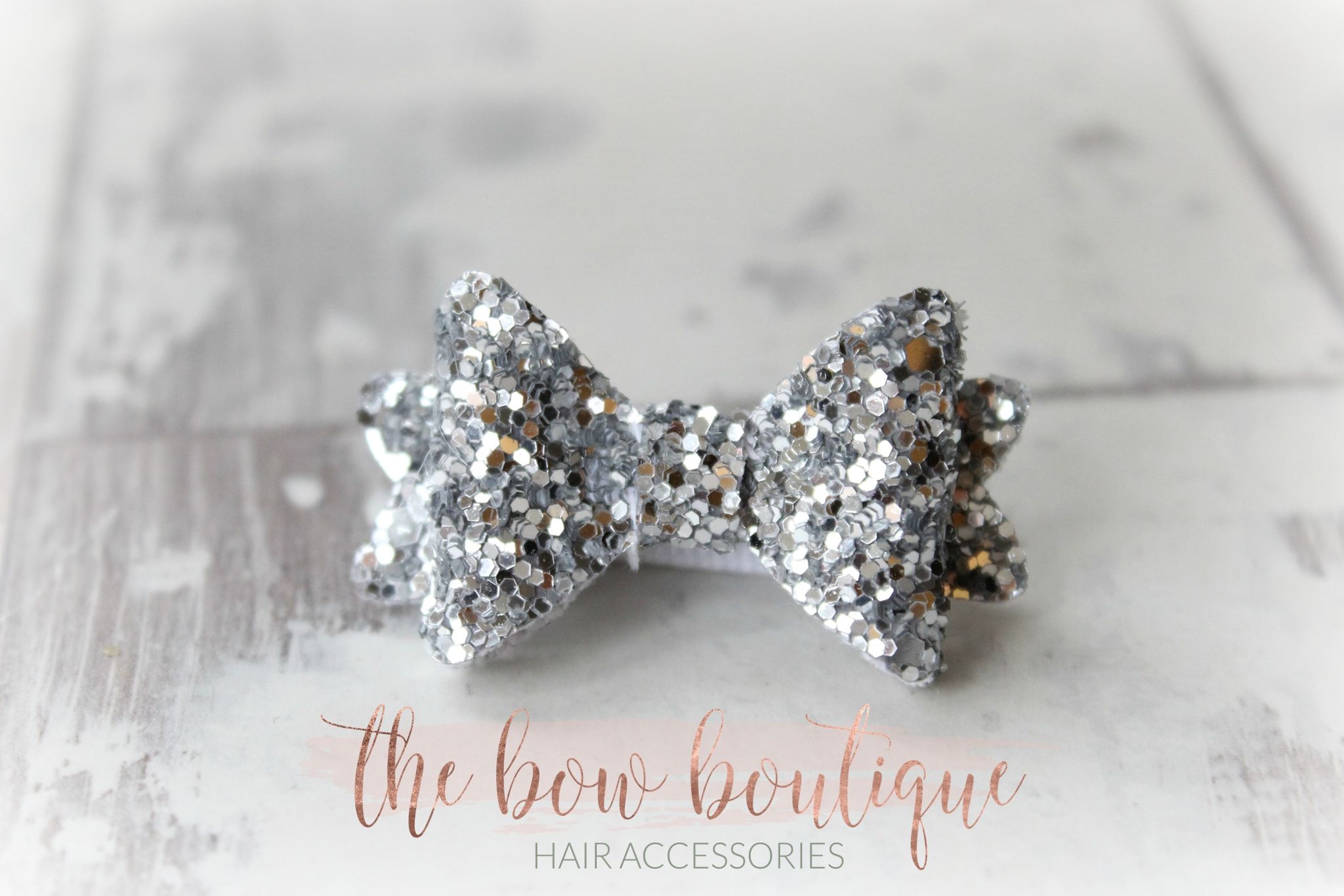 Mini baby glitter bows | 20 Colours | Clip or bobble