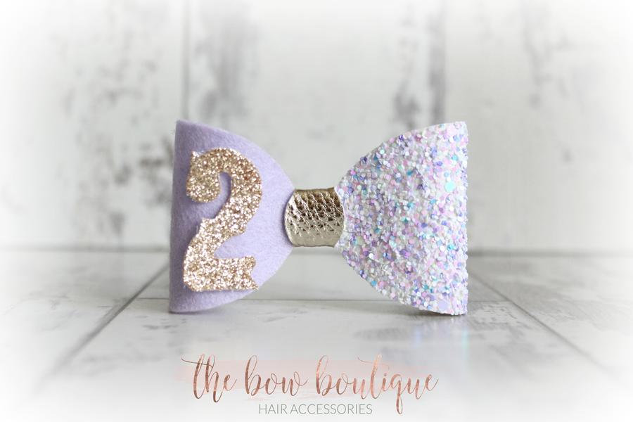Birthday bows | Clip or headband | 8 Colours