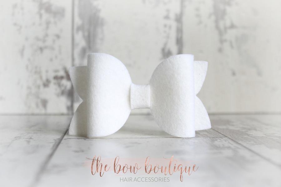 Large deluxe felt bows | 25 Colours