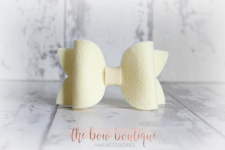 Large deluxe felt bows | 25 Colours