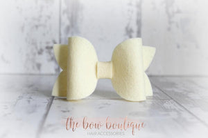 Large deluxe felt bows (25 Colours)