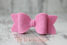 Load image into Gallery viewer, Small chunky felt bows (25 Colours)