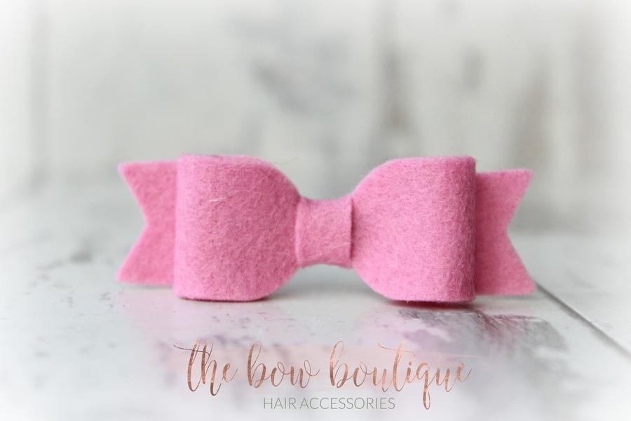 Small felt bows | 25 Colours | Clip or headband