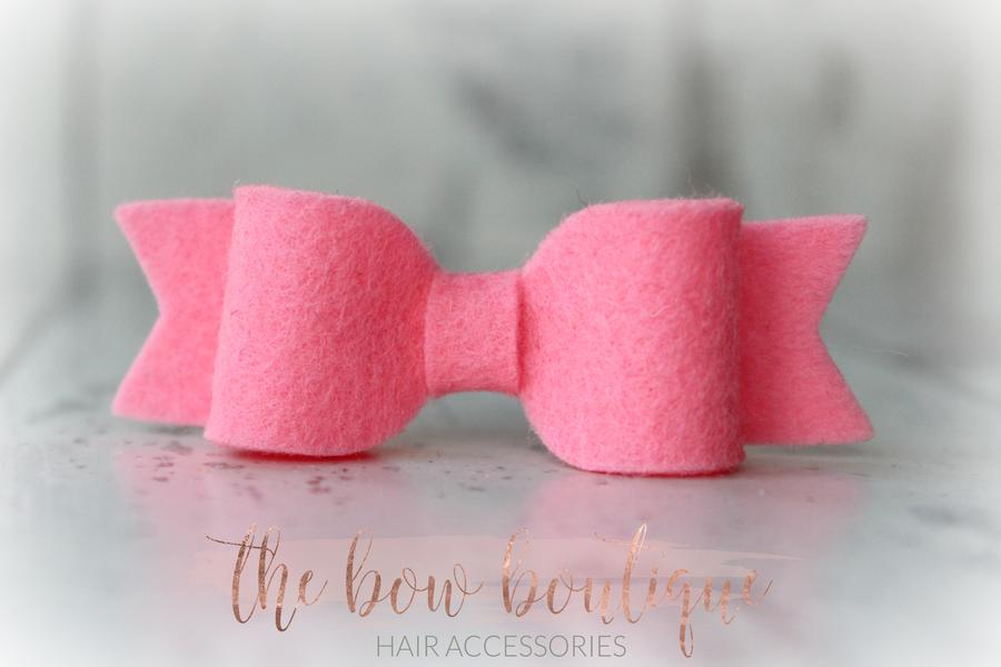 Small felt bows | 25 Colours | Clip or headband