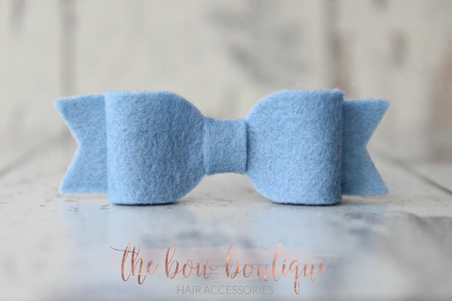 Small felt bows | 25 Colours | Clip or headband
