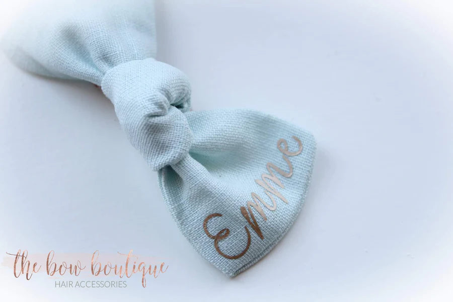 Linen knot bows | 10 Colours