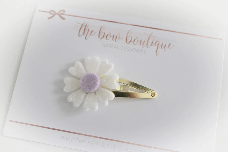 My first daisy snappy clip | 4 colours