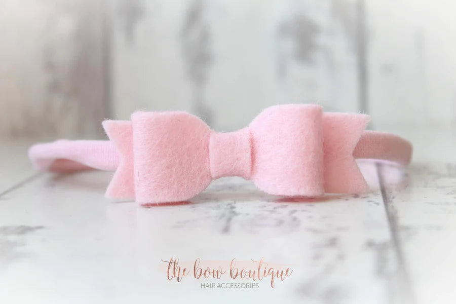 Small felt bows | 25 Colours | Clip or headband