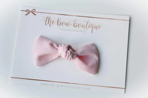 Linen knot bows - 10 Colours