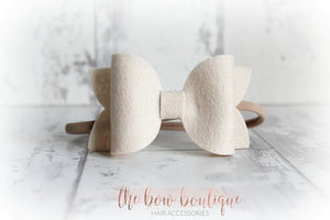 Large deluxe felt bows (25 Colours)