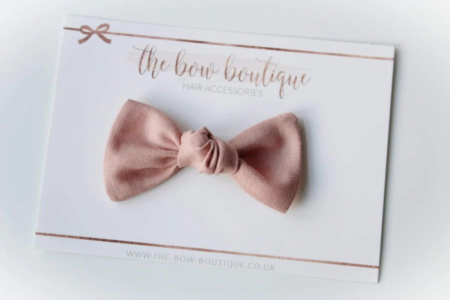 Linen knot bows | 10 Colours