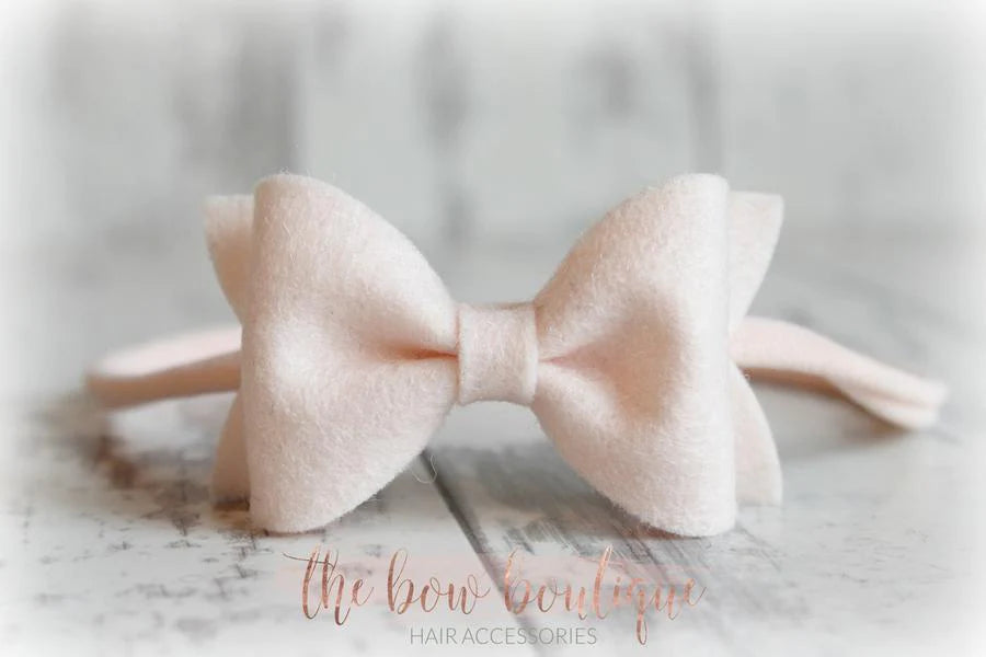 Small luxury felt bows | 25 Colours | Clip or headband