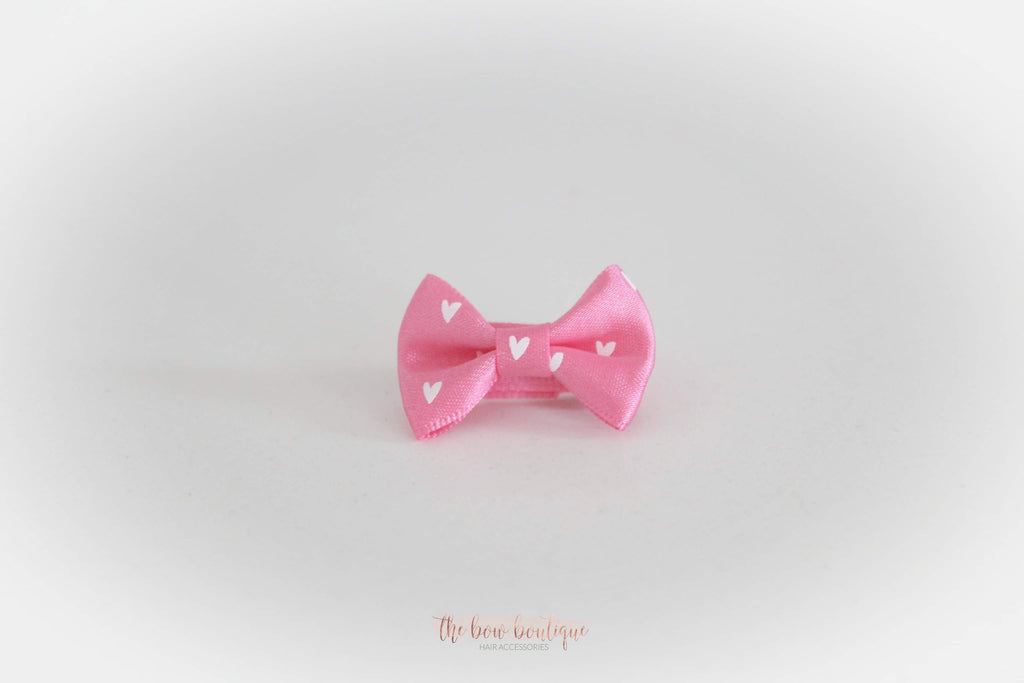 Heart pinch bows | Clip, headband, bobble or alice band