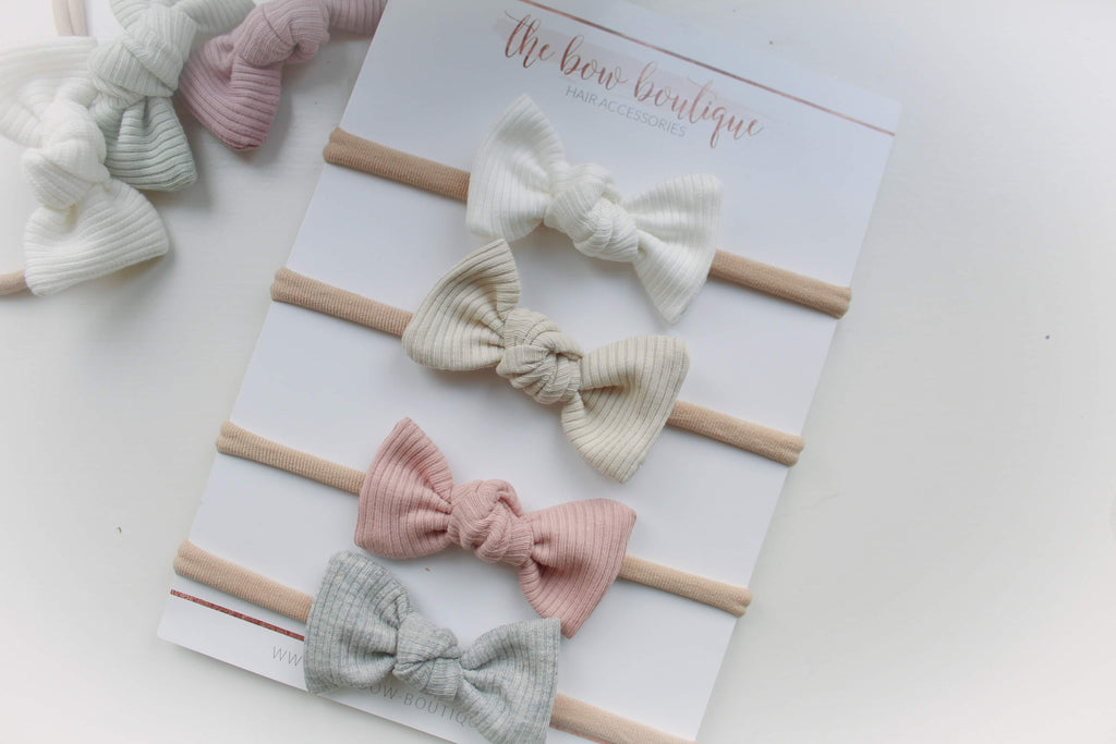 The neutral jersey headband set