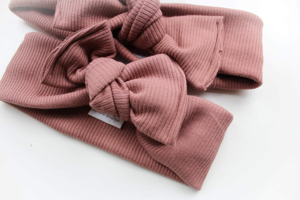 Clay pink headwrap