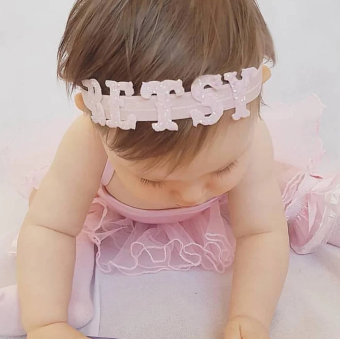 Personalised name headband