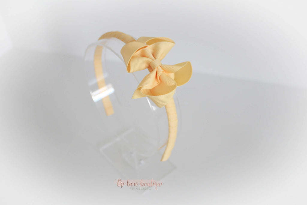 School ribbon bow alice band headband | 14 Colours