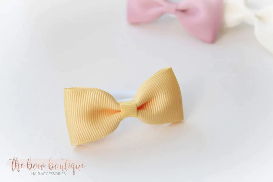 Pinch bow pigtail sets | 33 Colours | Clips or bobbles