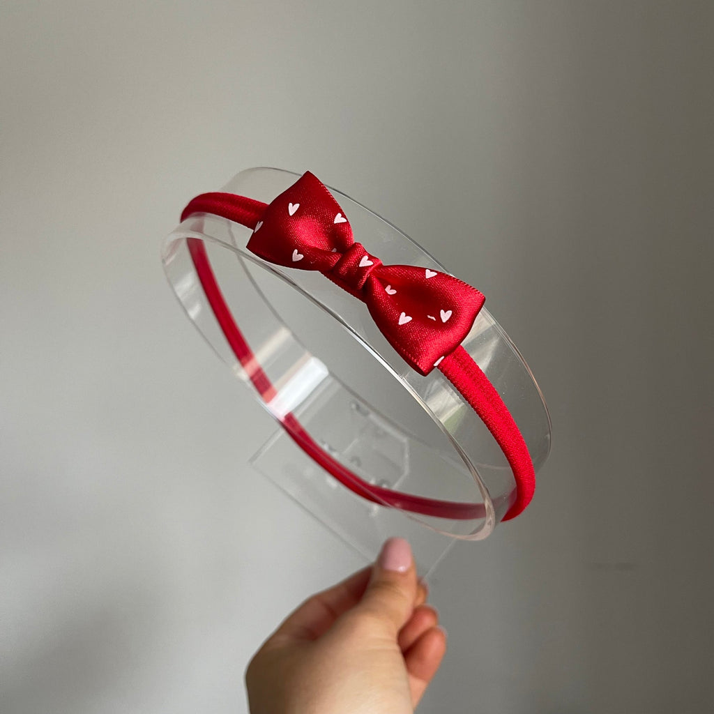 Heart pinch bows | Clip, headband, bobble or alice band