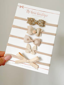 The beige headband collection