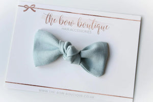 Linen knot bows - 10 Colours