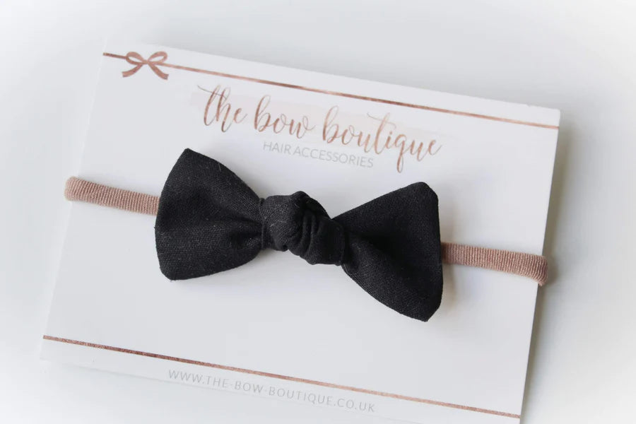Linen knot bows | 10 Colours