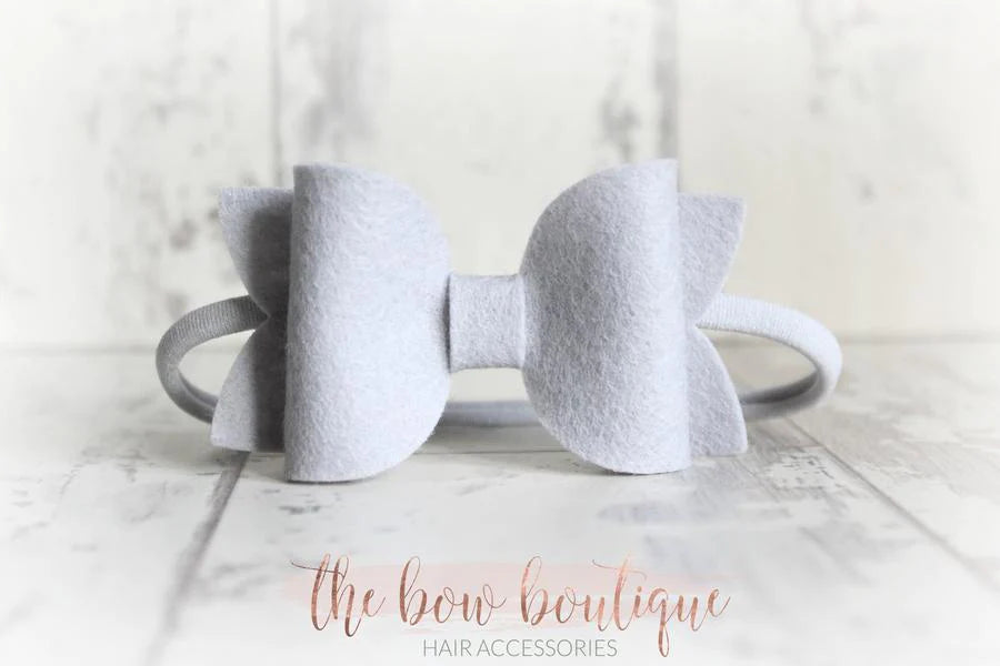 Large deluxe felt bows | 25 Colours