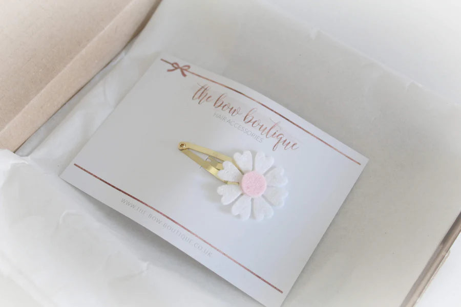 My first daisy snappy clip | 4 colours