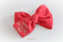 Load image into Gallery viewer, Valentines bows | option to personalise