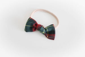 Christmas tartan bows
