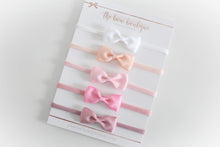 Load image into Gallery viewer, The new baby pinch bow headband set