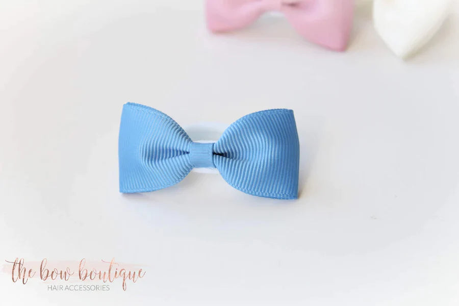 Pinch bow pigtail sets | 33 Colours | Clips or bobbles