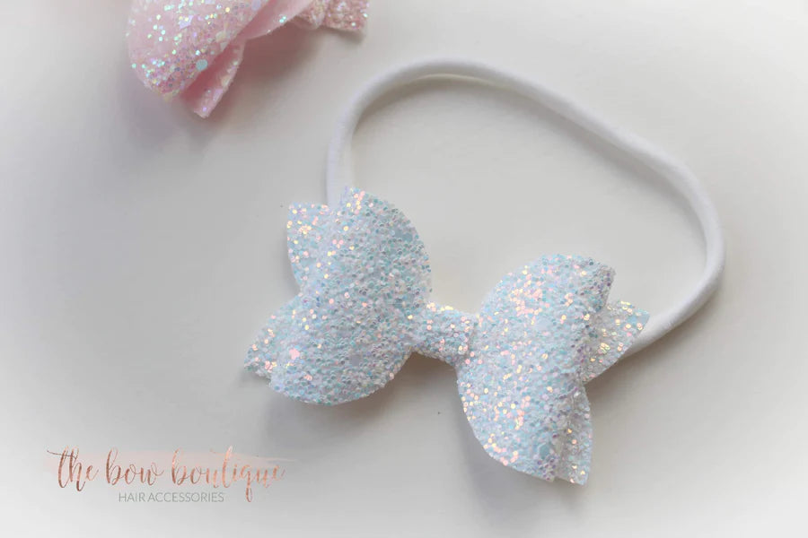 Large deluxe glitter bows | 23 colours
