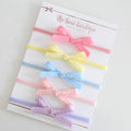 Summer hand tied dainty set I Clips or headbands
