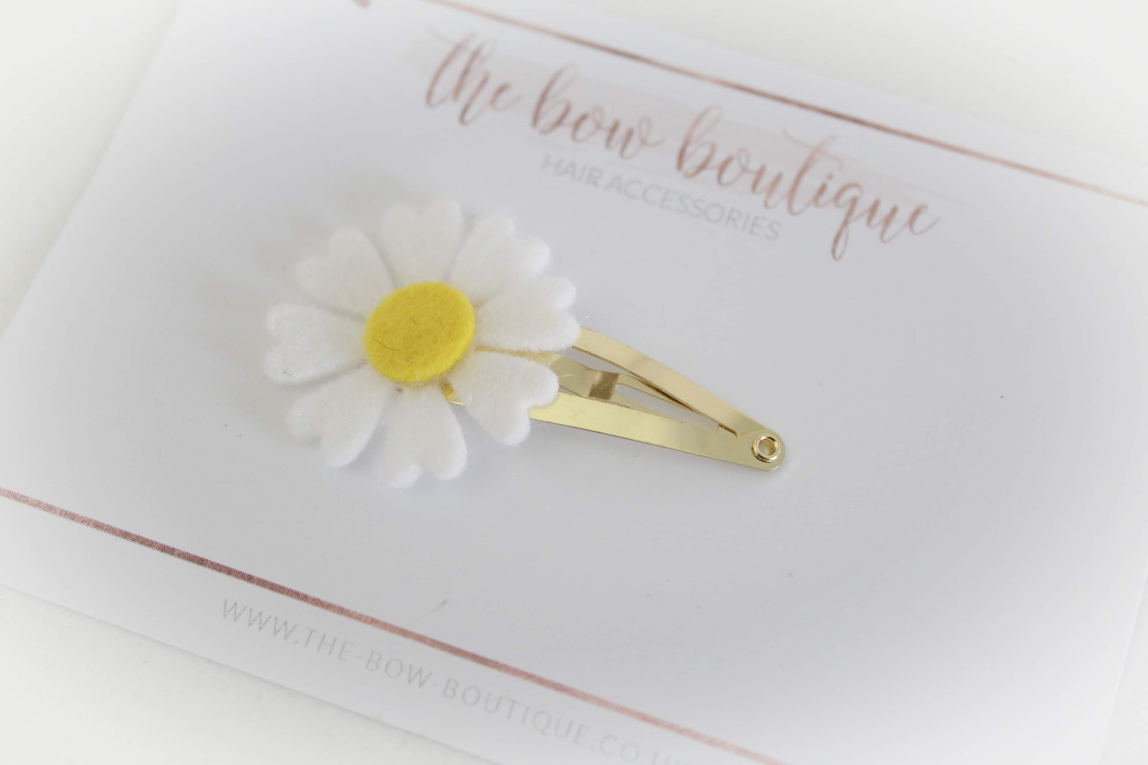My first daisy snappy clip | 4 colours
