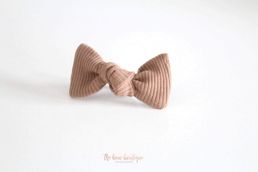 Jersey ribbed knot bows | 20 Colours