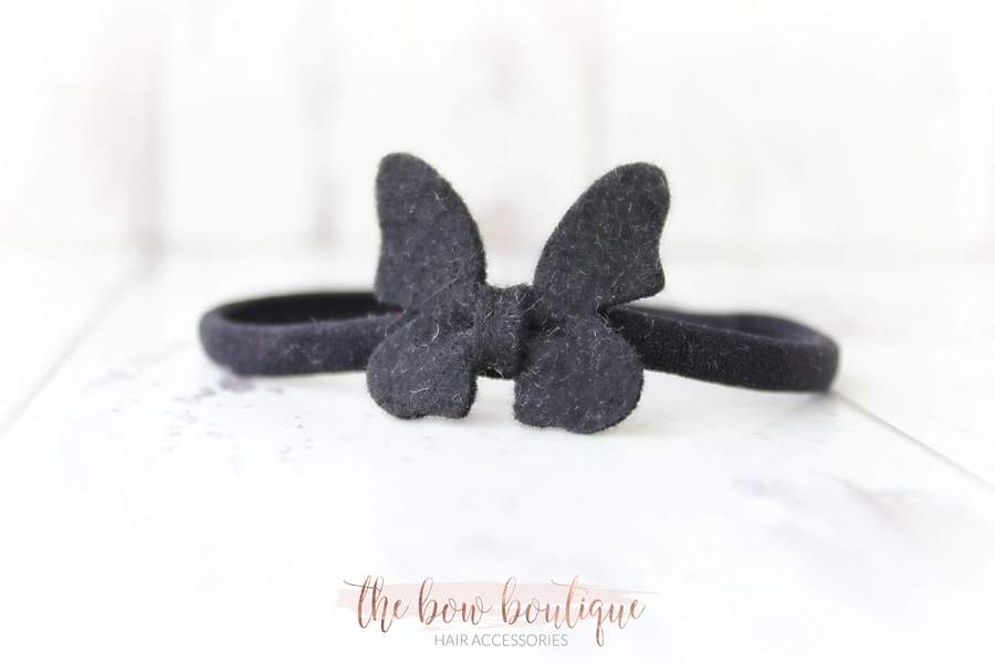 Felt butterflys | 26 Colours | 2 Sizes | Clip or headband