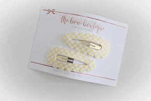 School snappy clip set of 2 - (7 Colours)