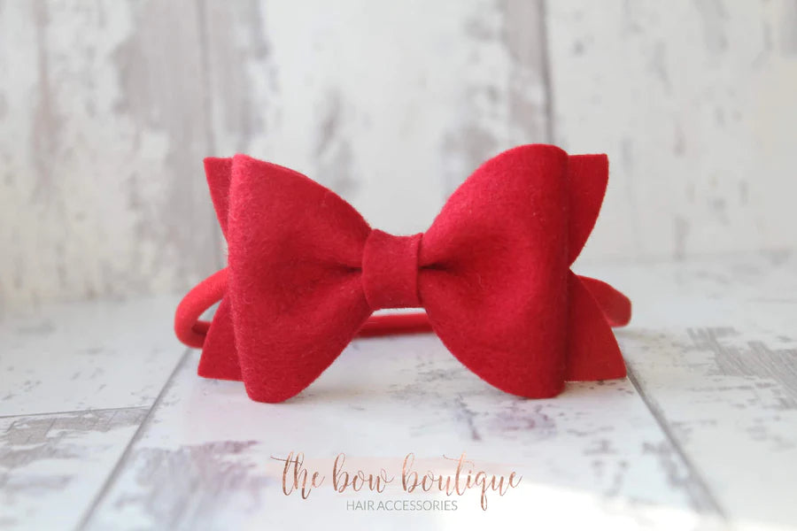 Large luxury felt bows | 23 Colours