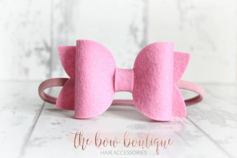 Large deluxe felt bows | 25 Colours