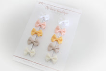 Load image into Gallery viewer, My first sunset bows 10 pigtail bows | clips or bobbles
