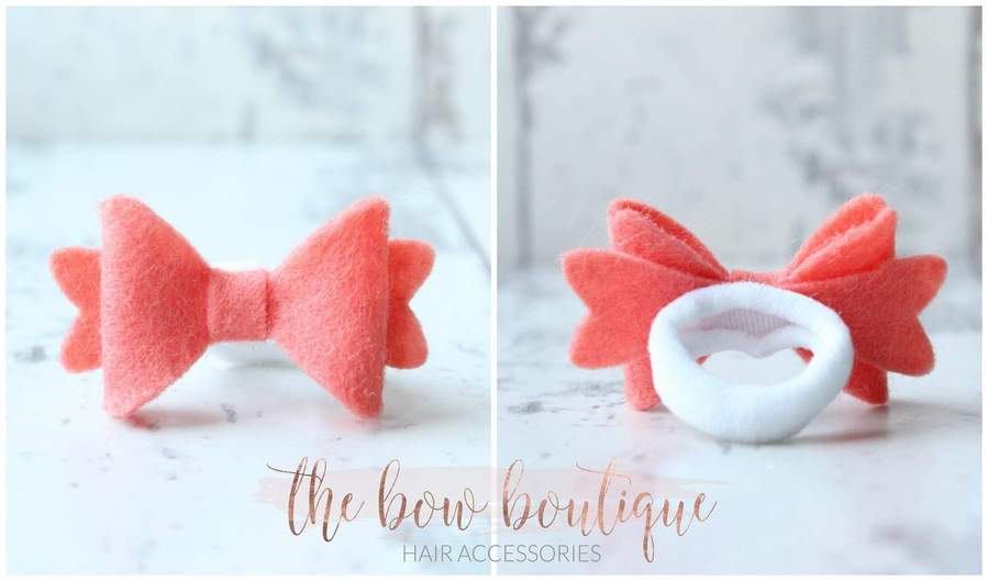 Mini baby felt bows | 25 Colours | Clip or bobble