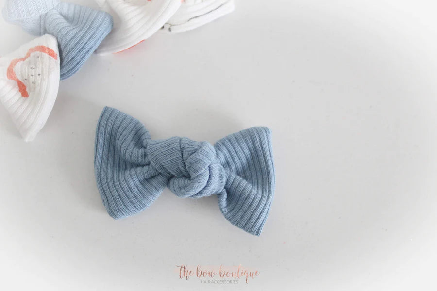 Jersey ribbed knot bows | 20 Colours