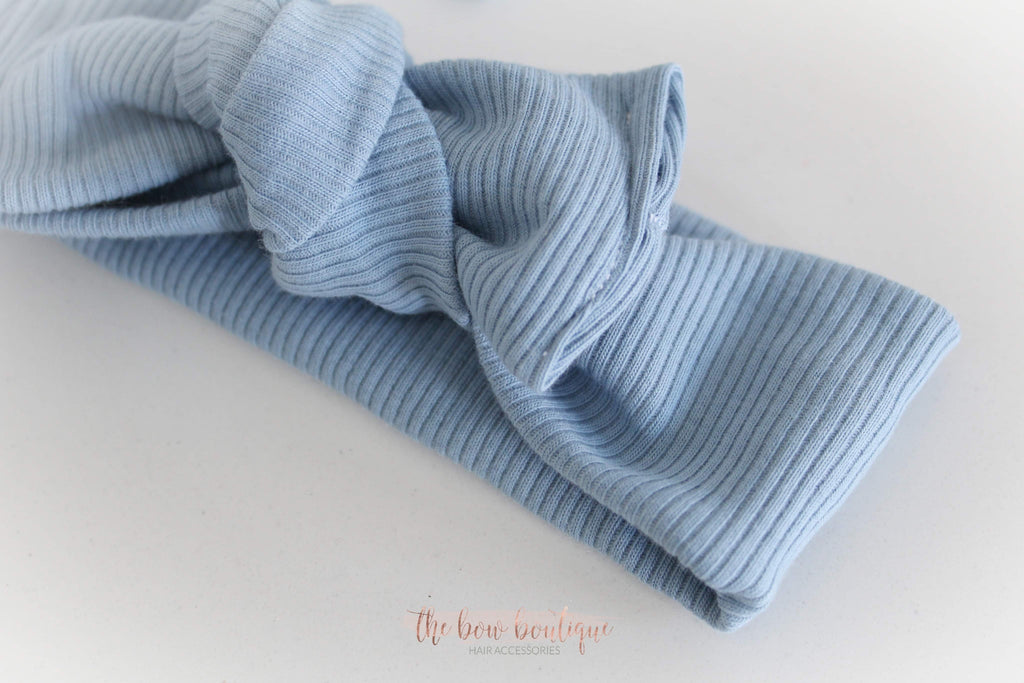 Powder blue headwrap