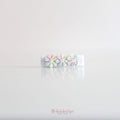 Delicate rainbow daisy flowers | Clip or headband