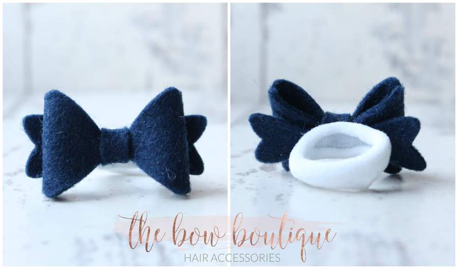Mini baby felt bows | 25 Colours | Clip or bobble