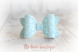 Mini deluxe glitter bows (25 Colours)