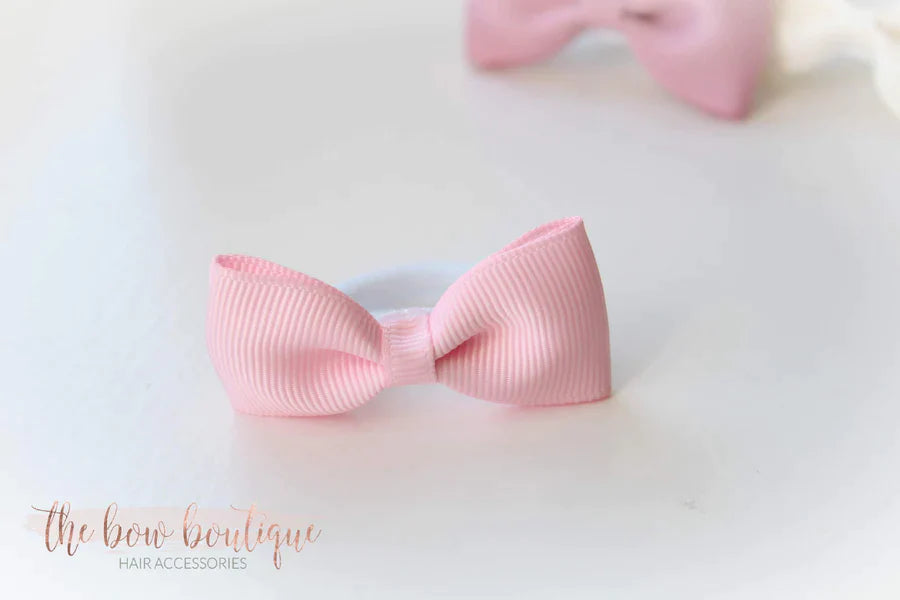 Pinch bow pigtail sets | 33 Colours | Clips or bobbles